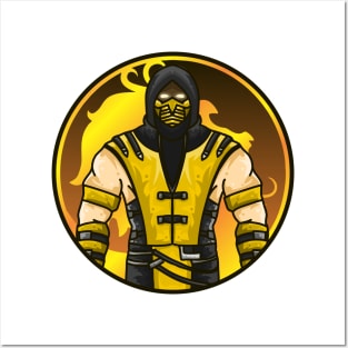 Scorpion Mortal Kombat Posters and Art